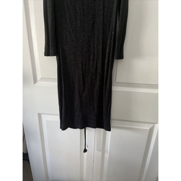 Forever 21 Women’s Grey Off The Shoulder Long Sleeved Ruched Midi Dress - Picture 4 of 4